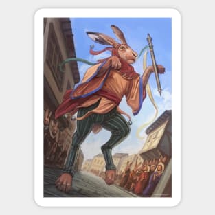 Hare jester Sticker